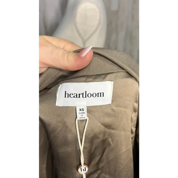 NWT Heartloom X Revolve Women's XS Oversized Bark Long Sleeve Blazer‎ Jacket - Picture 6 of 7